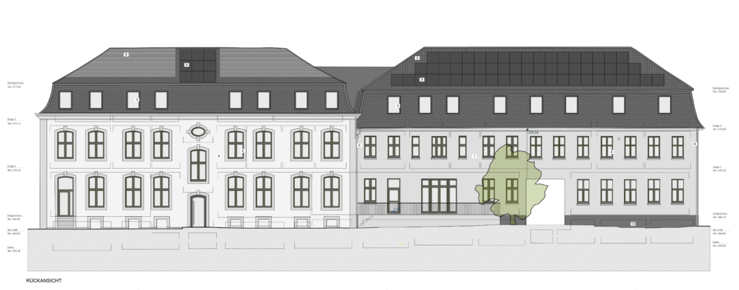 Hillstraße Fassade hinten